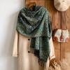 Fashion Winter Warm Thick Cashmere Luxury Jacquard Scarf Women National Style Long Tassel Paisley Shawl Bufanda