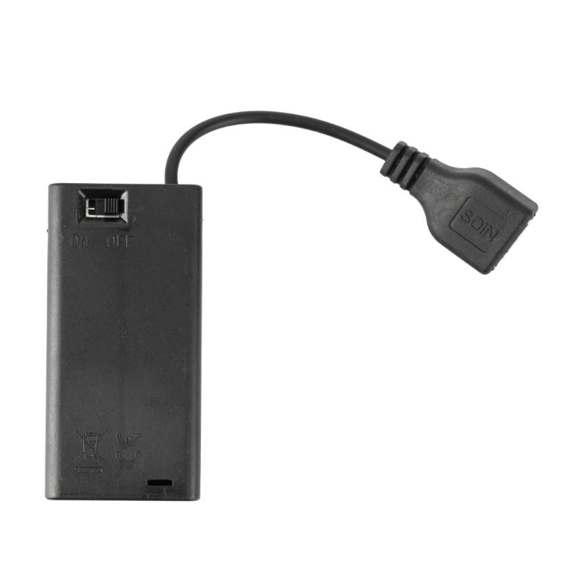 

2/3/4/6/8 Slot AA Battery Case Storage Case Box With USB For Building Led Light With Switches for Led Light