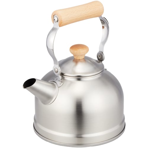 Wahei Freiz Made In Japan Nostalgic Kettle, 1.5L, Wooden Handle, Induction Compatible, CS-021, Chitose