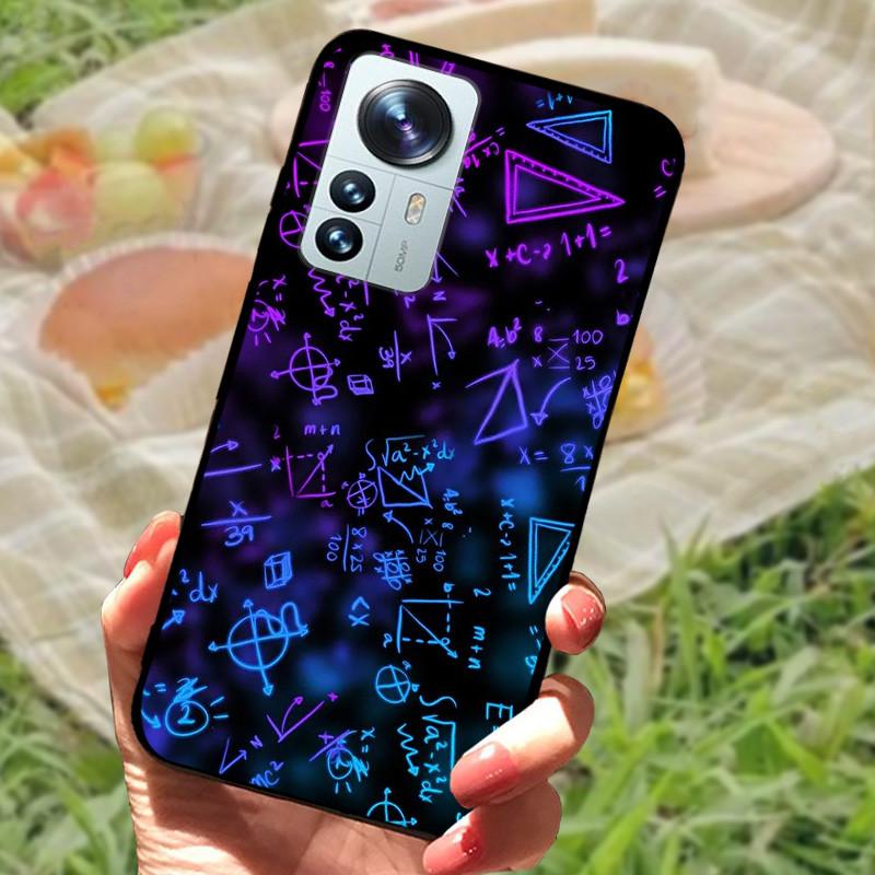 For Xiaomi Mi 12 Case 12X 12S Soft Silicone Cartoon Painted Phone Cover For Xiaomi 12 Pro Case 12S PRO Shockproof Coques Bumper