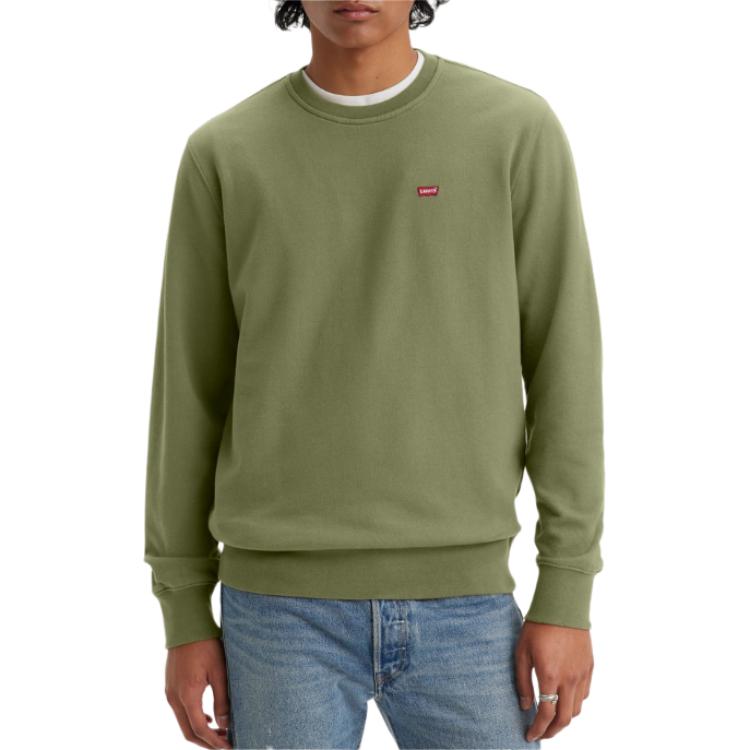 Bluza Levis z logo, z długim rękawem, z okrągłym dekoltem, męska, bluza 35909-0058