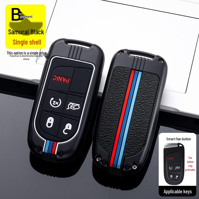 

Чехол для ключа Jeep Compass, Cherokee, Grand Cherokee и корпус для автомобиля Renegade Commander с пряжкой set