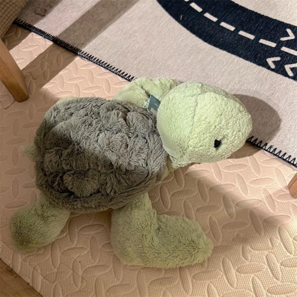 Flauschige realistische Schildkröten-Plüschtiere Stoffpuppe Weiches Meeresschildkröten-Plüschtier Autodeko