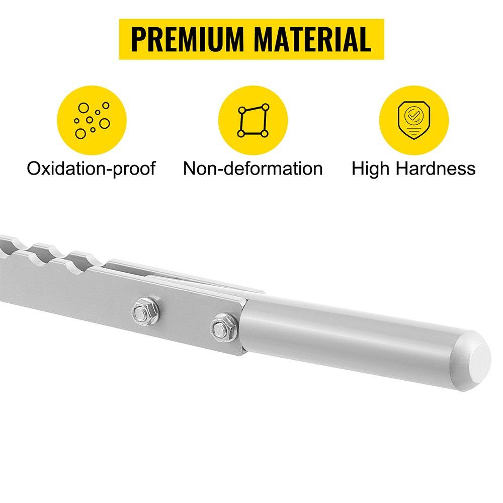 VEVOR Dent Pull Lever Bar 6 Claw Hook Portable Dent Pull Bar Aluminum Alloy Dent Puller Single Leg Lifter for Car Dent Repairing