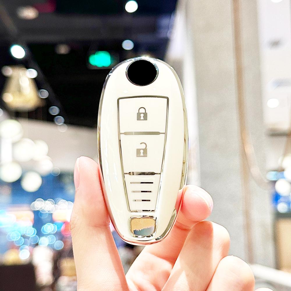 3 Buttons Auto Keyless Protector Soft TPU Car Key Shell Fob Cover Case for Suzuki Vitara Swift Ignis Kizashi SX4 Baleno Ertiga