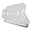 Motorcycle Rear Luggage Rack Stainless Steel Tail Storage Rack Top Box Holder Support Bracket Replacement for Zontes