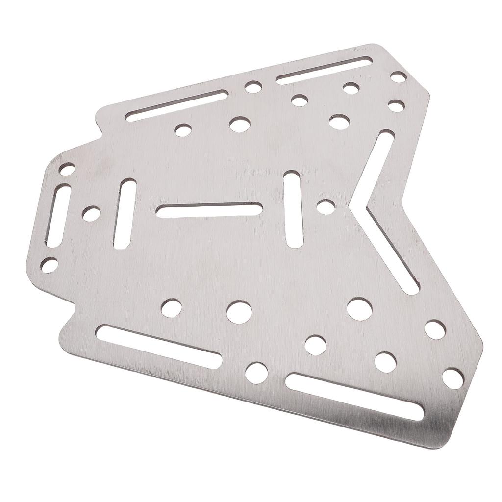 Motorcycle Rear Luggage Rack Stainless Steel Tail Storage Rack Top Box Holder Support Bracket Replacement for Zontes