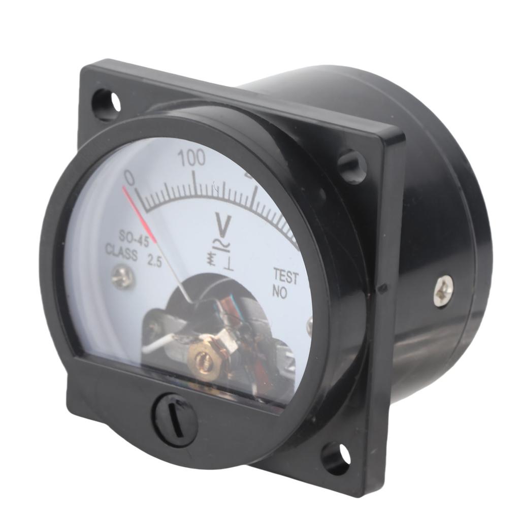 Round Voltmeter ABS Analog Dial Panel Gauge Accurate Tool for Measuring SO‑45 AC 0‑300 V