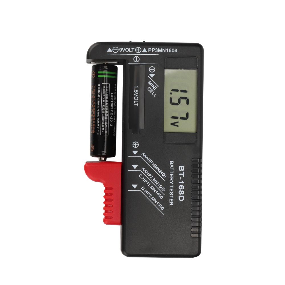 Portable Digital 1.5V 9V Battery Tester Measuring Diagnostic Checker Analyzer