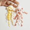 Handmaking Crochet Jellyfish Keychain Pendant Creative Ocean Series Crochet Keychain Knitted Cute Clown Fish Keyrings Wholesale
