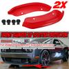 2X Spoilers Anteriori Bumper Lip Per Dodge Challenger SRT Hellcat 2015- Protezione Spoiler Inferiore Paraurti Anteriore Nero Rosso Giallo