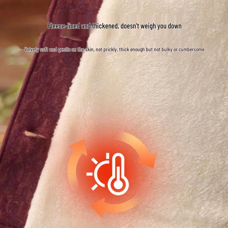 YUZHAOLIN Women's Thickened Wool Blend Fleece-Lined Winter Coat