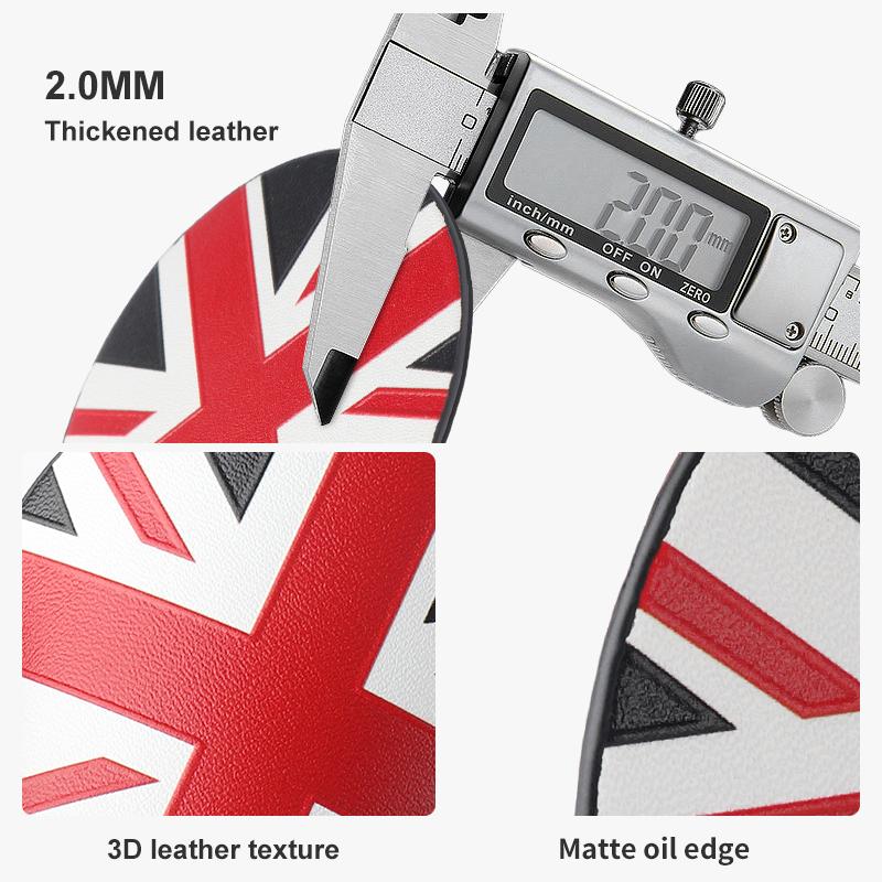 Union Jack Coffee Cushion Storage Groove Protect Coaster Car Cup Anti Slip Pad Mat For MINI Cooper F55 F56 F54 F60 Accessories