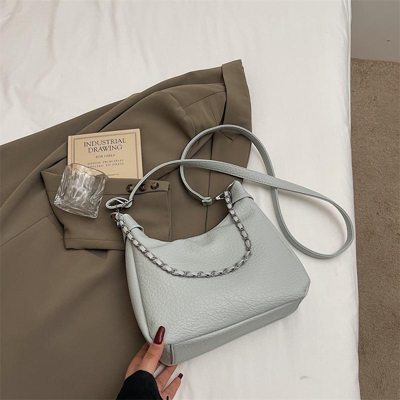 Large-capacity bag women's 2025 new summer versatile shoulder messenger bag casual niche chain dumpling bag