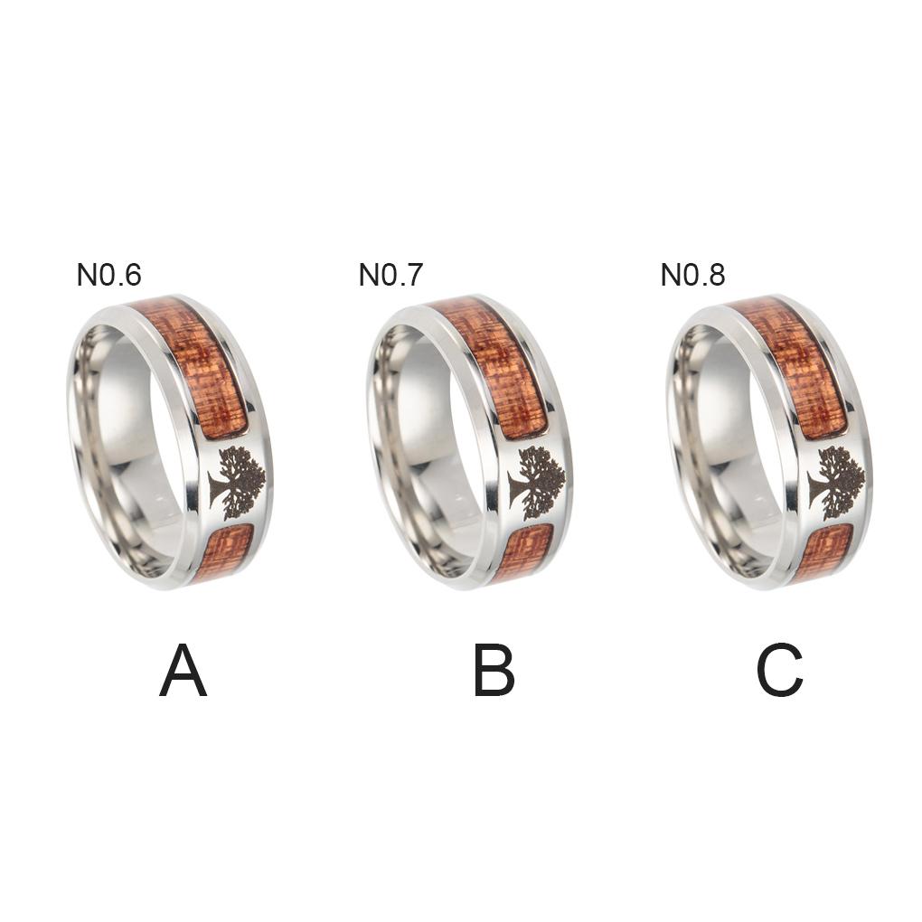 Unisex Bang Men Girls Wife Stainless Steel Father Couple Art Jewelry Hand Women Vintage Gift Ring Wedding Anniversary