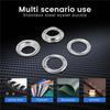 A20F-Grommet Tool Kit, Grommet Setting Tool 100 Sets Grommets Eyelets (1/2 Inch Diameter) Eyelets And Eyelet Punch Die Tool