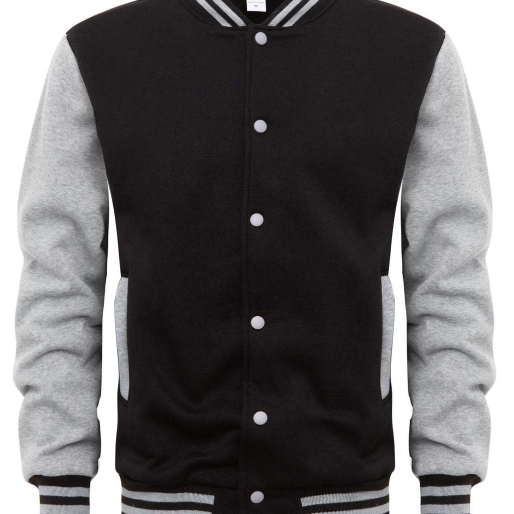 2024 Herren Europäische Größe Winter Baseballjacke - Einreihiger Lässiger Cardigan Pullover