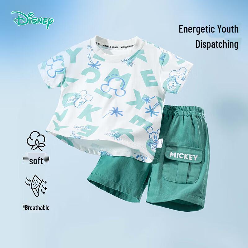 Disney Boys  Cartoon Short Sleeve & Short Set 120/56