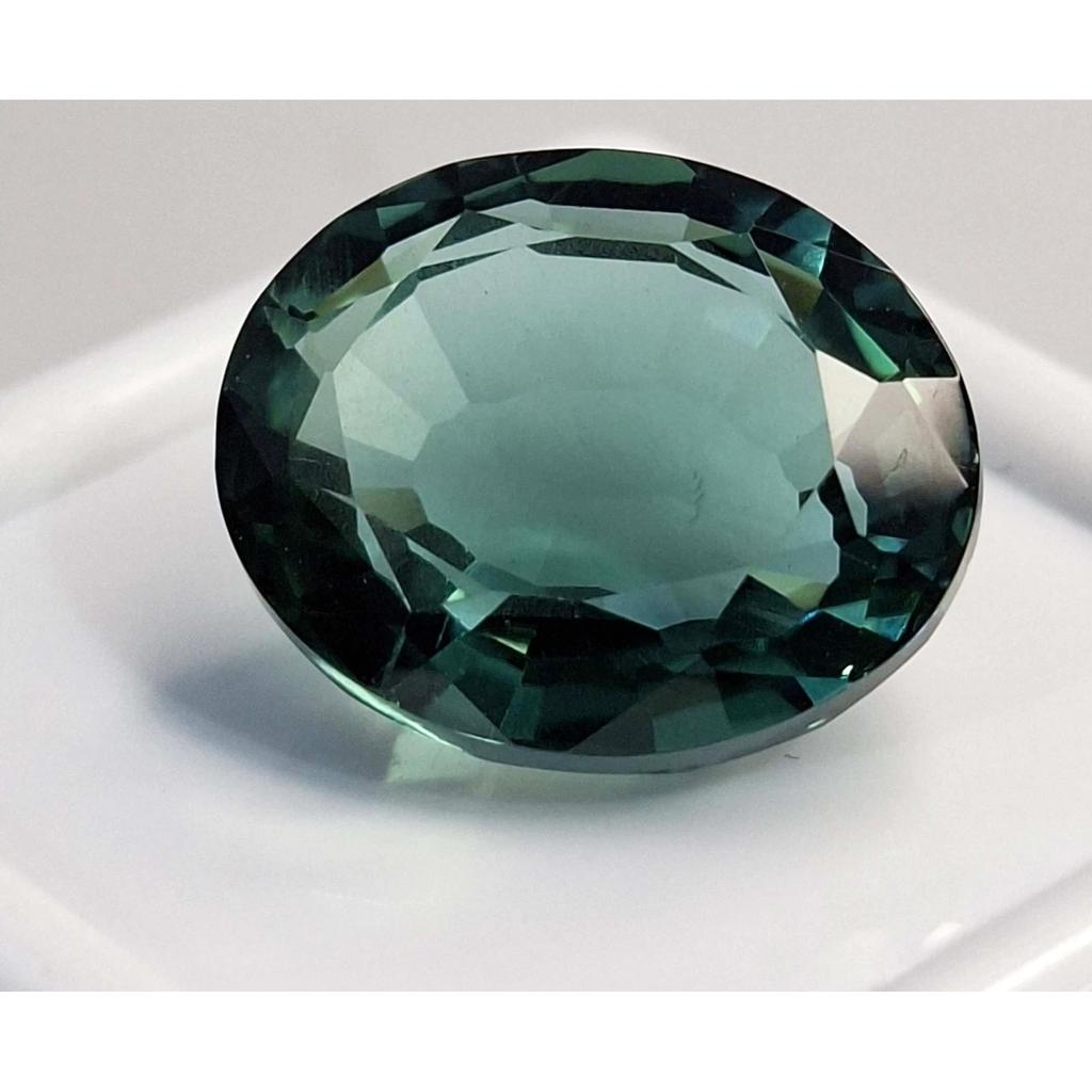 Certified Natural Tourmaline Bluish-Green Oval Cut 8-10 Ct Beautiful Gemstone