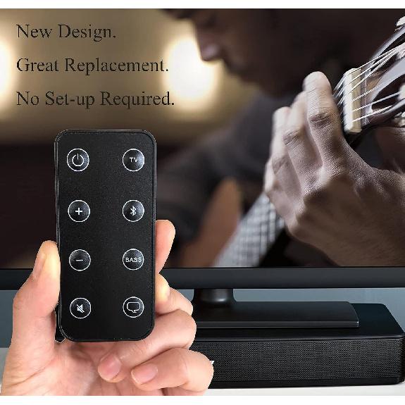 Replacement Remote Control for Bose Solo 5 10 Sound Bar Soundbar Series 2 Ii; Solo 15 Series II 732522 418775 431974 TV Speaker Bluetooth