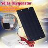 5W Air Pump Solar Power Oxygenator Water Oxygen Pump with Oxygen Pipe Air Bubble Stone Fish Tank Oxygenator  Aquarium Pond Oxygen Aerator