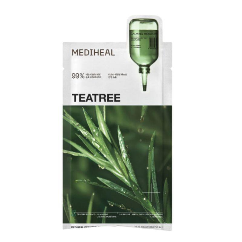 Mediheal Essential Mask Tea Tree Calming Pore Care Sheet Mask 24g x 10 Sheets 1