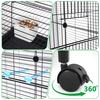 Large Bird Cage for Parrots Spacious Aviary with Standing Pole Luxury Cockatiel & Budgie Habitat Anti-Scatter Design Bird Villa