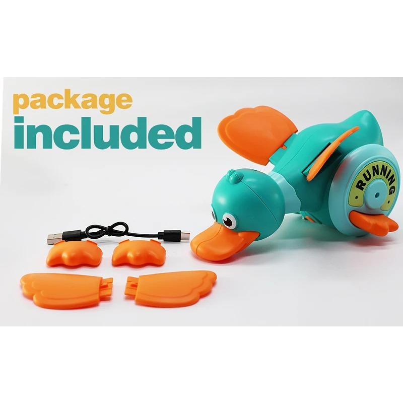 Baby Musical Duck Toys Dancing Walking Duck with Music Lights Baby Toy Crawling Toys Learning Toys for Toddler for Boys Girls
