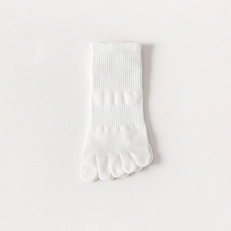 Socks For Women Spring Summer Solid Color Mesh Five Fingers Socks Ankle Short Socks Sweat-absorbing Boat Socks Split Toe Socks