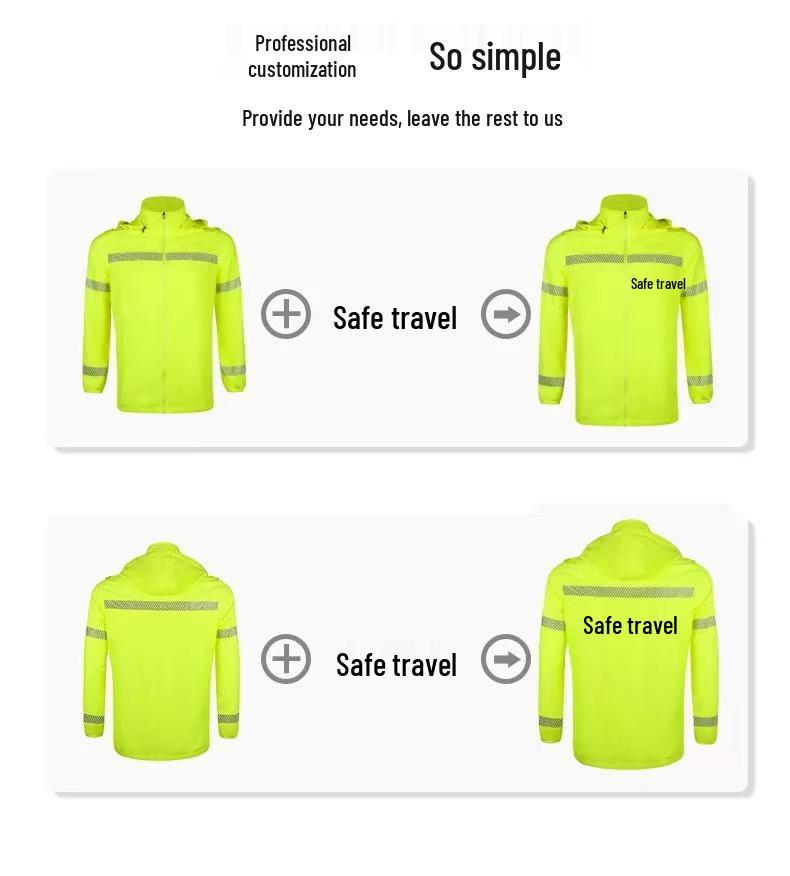 Reflective Pongee UV Protection Safety Vest: Lightweight, Breathable Traffic & Road Administration Apparel