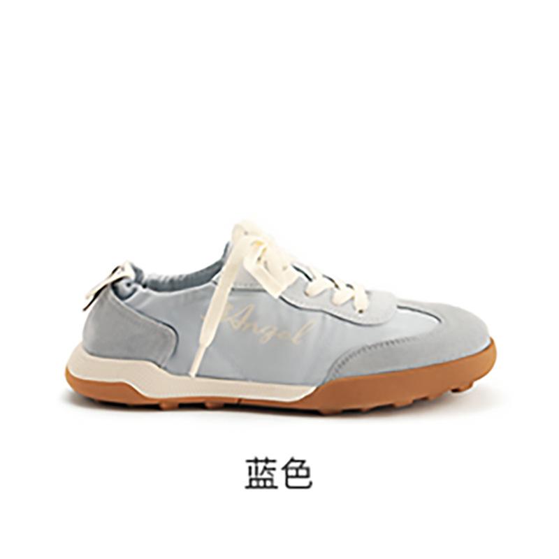 Grape mother same style couple versatile platform sports shoes women's versatile round head breathable German training shoes casual dad shoes tide