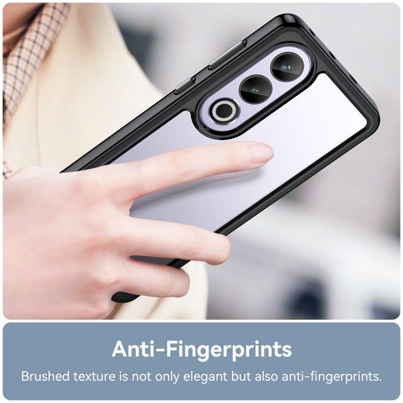 For OnePlus Ace 3V 5G Phone Case WANLONFENG XC Series TPU Acrylic Cover with Tempered Glass (Big Lens Hole)