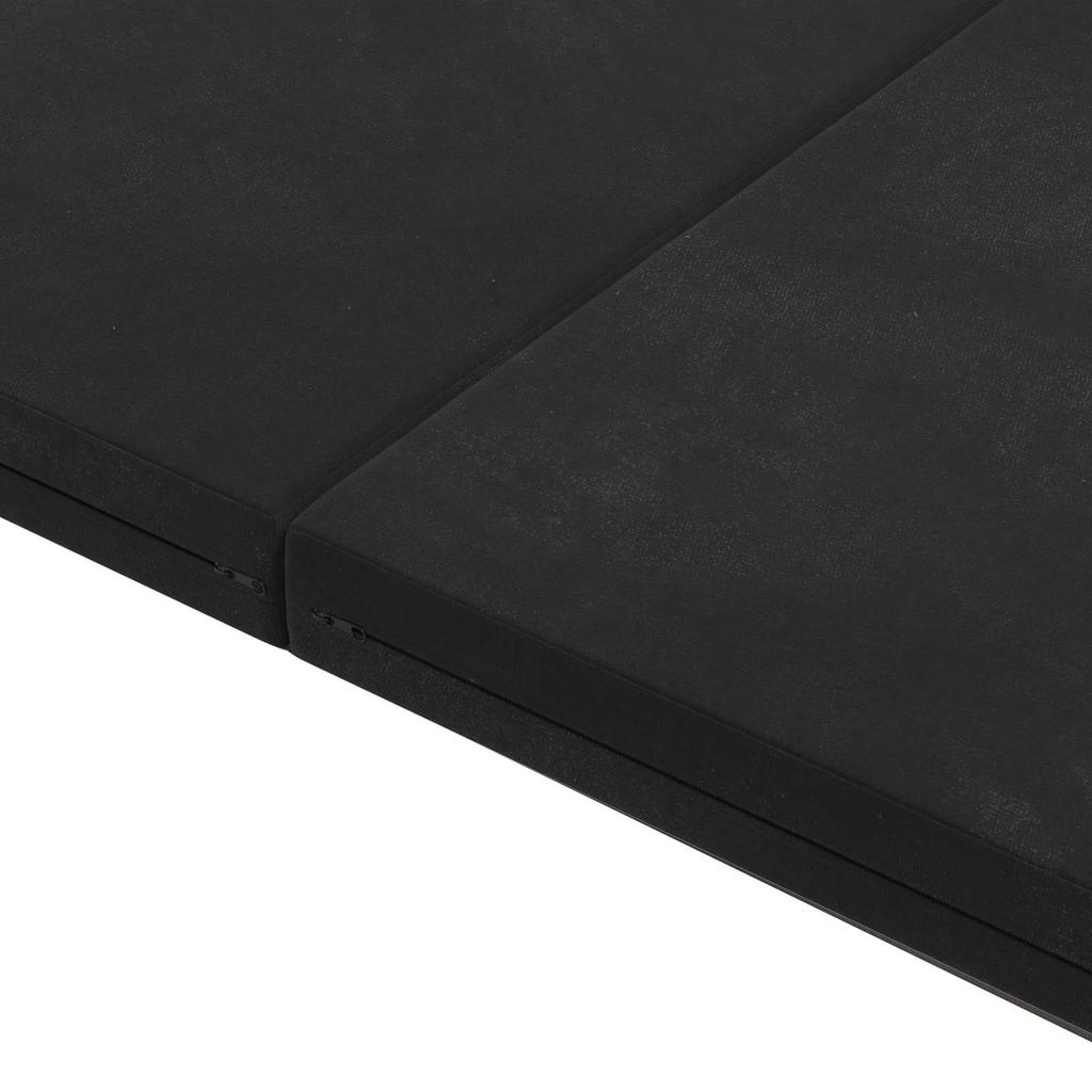 Folding Sofa Bed 140 x 67 x 45 cm Black