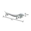 1pc Little Animal Metal Chopstick Holder Creative Sausage Dog Dining Table Small Decoration Hotel Restaurant Chopstick Pillow