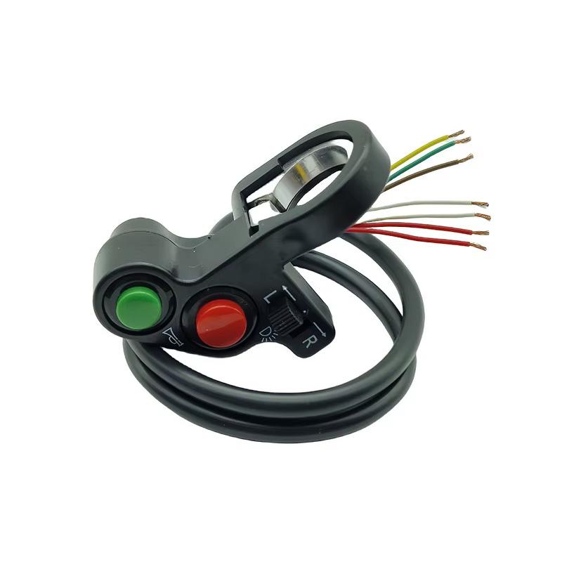 Motorcycle Scooter 7/8" Handlebar Horn Turn Signals Lights Controller Switch Motorcycle Modified Parts Handlebar Switch