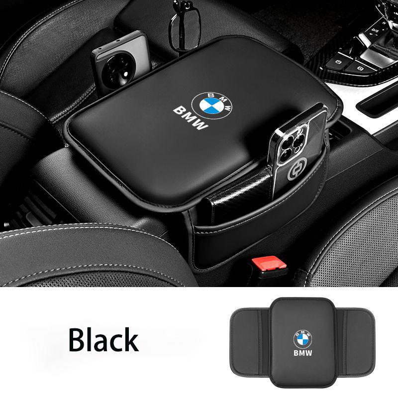 Car Armrest Box Pad Center Console Arm Rest Storage Pocket For BMW E39 E46 E60 E90 E90 F01 F10 F30 E93 G01 G20 G21 Sticker