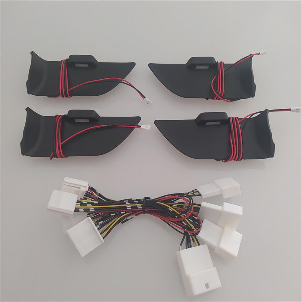 Door Bowl Armrest Atmosphere Light Interior LED Blue Door Bowl Handle Frame Ligh