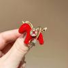 Fashion Animal Zodiac Red Horse Brooches For Women Clothing Coat Jewelry Accessories Gifts