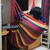 Single Outdoor Camping Hammock Indoor Hammock Chair Multifunctional Canvas Leisure Swing Hanging Chair for Home Camping