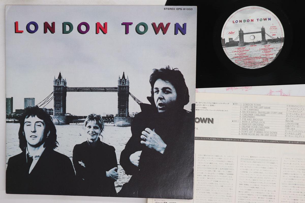 LP Record PAUL MCCARTNEY WINGS London Town EPS81000 CAPITOL 1978 Japan Rock Used