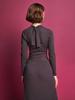 I Holic Cashmere Neckstrap Flare Knit Dress
