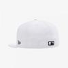 New Era Mlb La Dodgers Podstawowa czapka Fitted Optic White 15131700