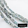 Multi-Faceted Crystal Glass Square Beads: 4/6/8mm Sugar Cubes for DIY Jewelry, Loose Beading with Holes