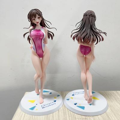 25CM Kanojo Okarishimasu Mizuhara Chizuru Kyouei Mizugi Ver Girl Figure PVC Action Collectible Anime Model Adult Doll Toys Gifts