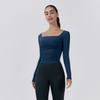 Andar Air Expert Shirred Square Neck Long Sleeve