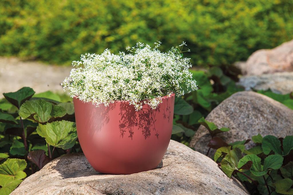 Muna 30 Round Flowerpot | Anthracite