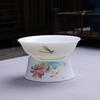 High-End Mutton Fat Jade Kung Fu Tea Set