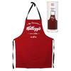 [R2438] - Red 'Kellogg's' Kitchen Apron (original) - 68x78cm