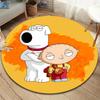 Tappeto Rotondo Family Guy, Tappeto per Soggiorno Camera da Letto Divano Stanza dei Giochi Decorazione, Tappetino Antiscivolo