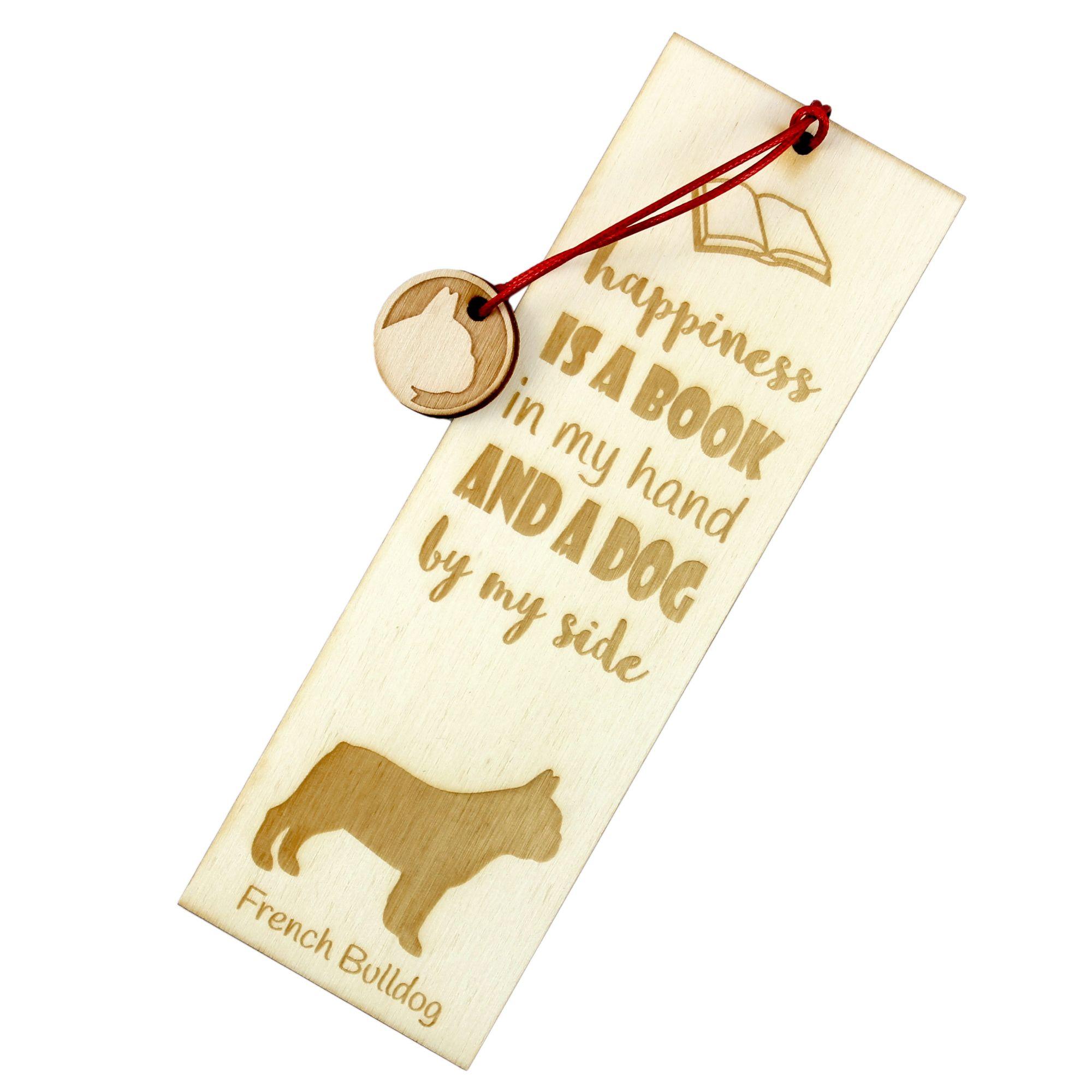 

French Bulldog, Frenchie - dog bookmark, personalized bookmark, dog gadget for Art-Dog brand readers